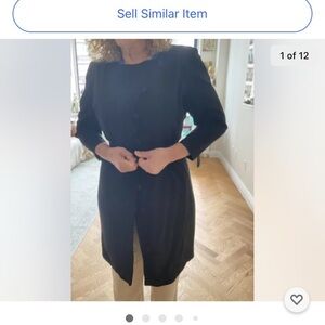 ARMANI Collezioni, Black  spring  COAT Sz US 8-12